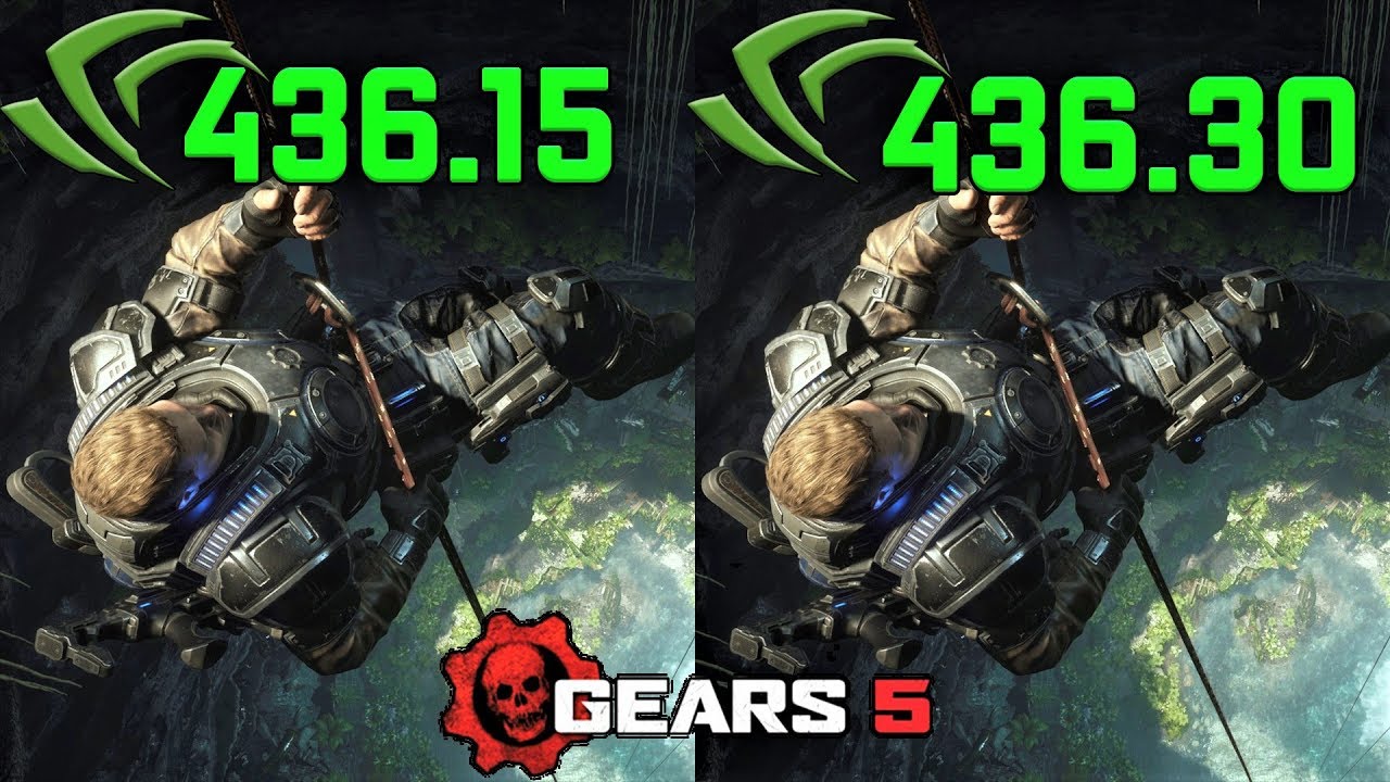 GEARS 5 on GTX 1070 Driver 436.15 vs 436.30 Benchmark NVIDIA