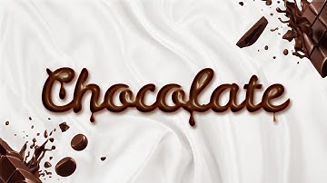 Chocolate Text Effect