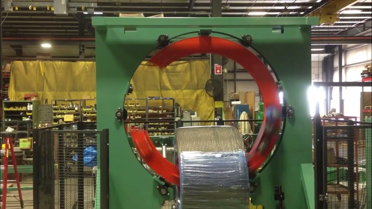 Large C-Style Revolver Coil Wrapper | Highlight Industries - YouTube