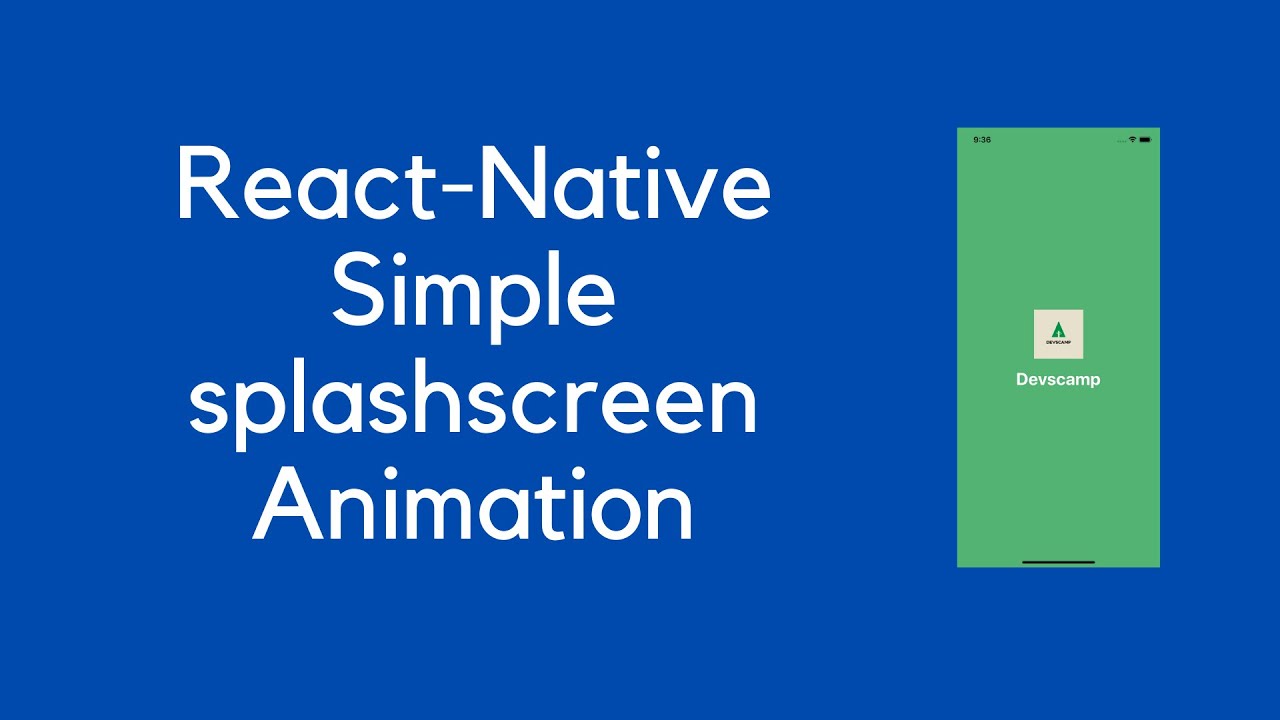 Simple Splashscreen Animation Using React-Native