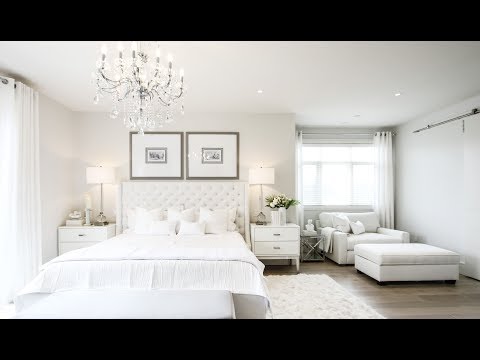Stunning All White Master Bedroom Makeover - Kimmberly Capone Interior Design