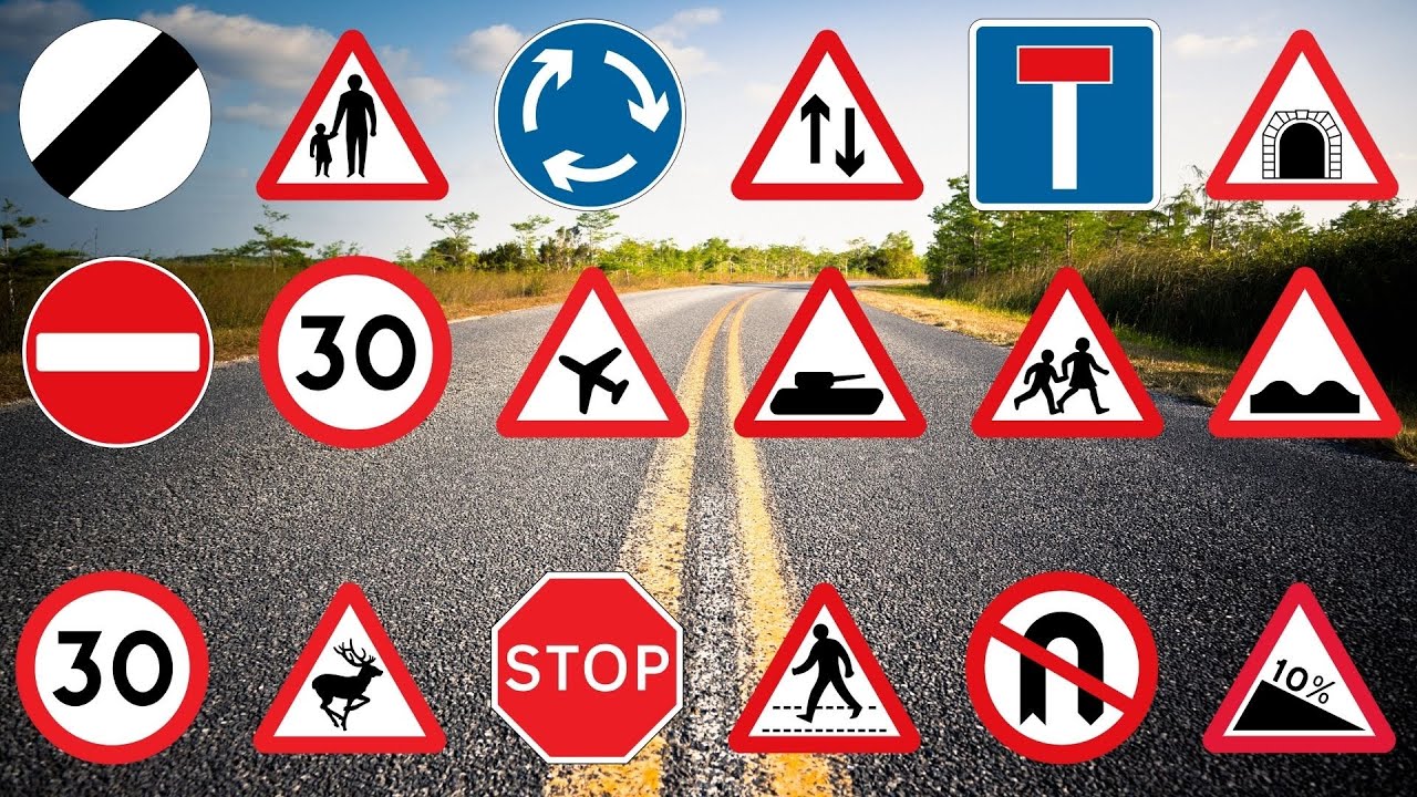 UK Road Signs Practice Test 🚗 | Pass Your DVSA Test First Time - YouTube