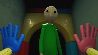 Poppy Playtime Chapter 1 [But Huggy Wuggy is Baldi]  Poppy Playtime Mod