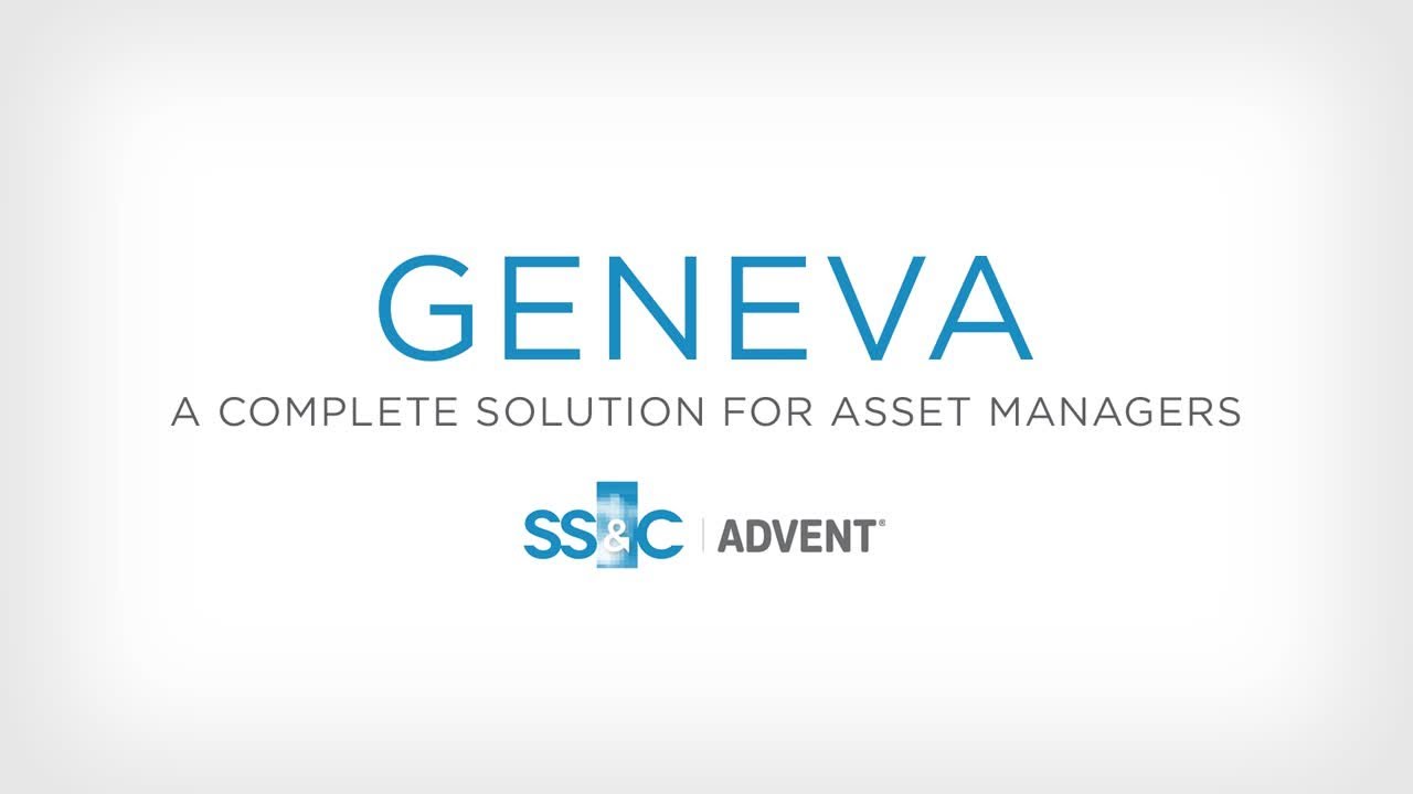 Geneva for Asset Managers YouTube