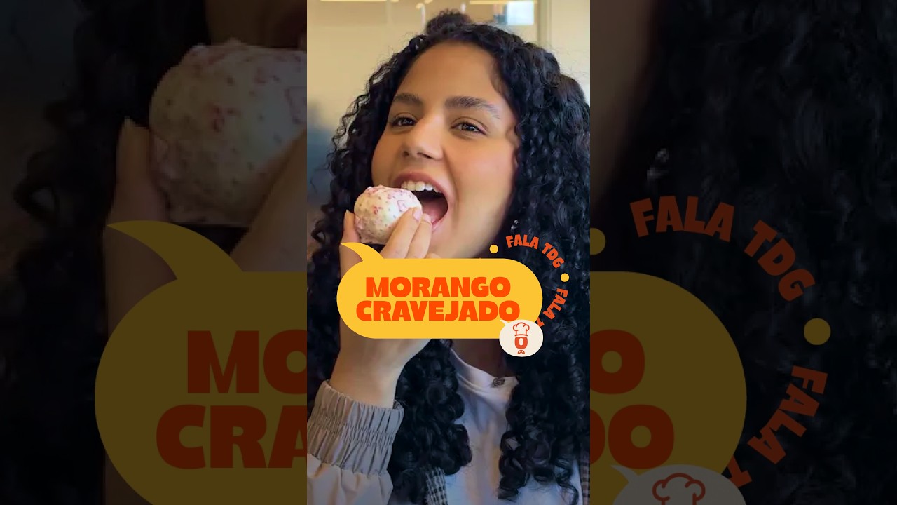 PROVANDO O MORANGO CRAVEJADO!!