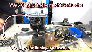 VW 5Gang Getriebe macht Geräusche Kugellager am 02T Getriebe wechseln