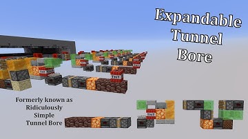 Expandable Tunnel Bore | Minecraft Java 1.16-1.18