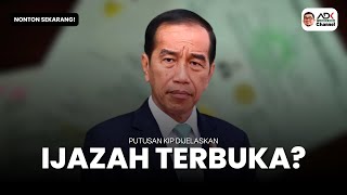 Ijazah Jokowi Dinyatakan Informasi Terbuka, KPU Harus Buka ke Publik?