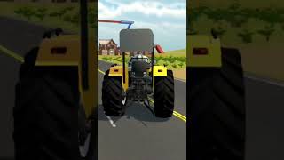 Massey Tractor drive in gameplay 💥 #truck #indiantractor3d #dumper #gaming #tractor #shortsfeed