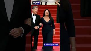Pierce Brosnan &amp; Keely Shaye Smith Grace the Red Carpet Stairs in Style #shorts #hollywood