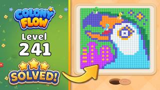 Colony Flow! - Level 241 Walkthrough 🧩 | Solution & Gameplay (ABI GAMES) 🐜