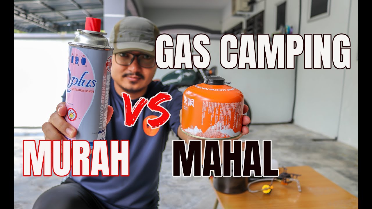  TAHAN  BERAPA  LAMA  satu botol Gas Camping Murah VS Mahal 