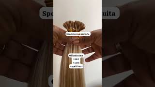 🇮🇹 Ciocche Cheratina 45cm #hair Capelli Veri