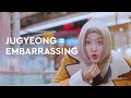 Jugyeong being funny and embarrassing (True Beauty)