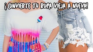 Diy Transforma Tu Ropa Vieja A Nueva Súper Facil Diy Clothes Life Hacks Me Llamo Vania