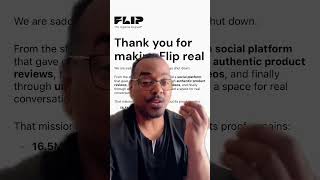 Flip App SHUT DOWN! Here’s Why 🤷🏽‍♂️ #flip #FlipApp