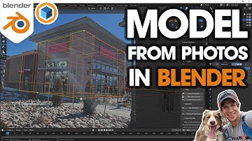 Modeling from Photos INSIDE BLENDER with Perspective Plotter!