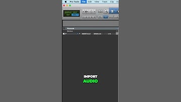 Importeer audio in Pro Tools als een pro #shorts #protools #beginners #soundmixing