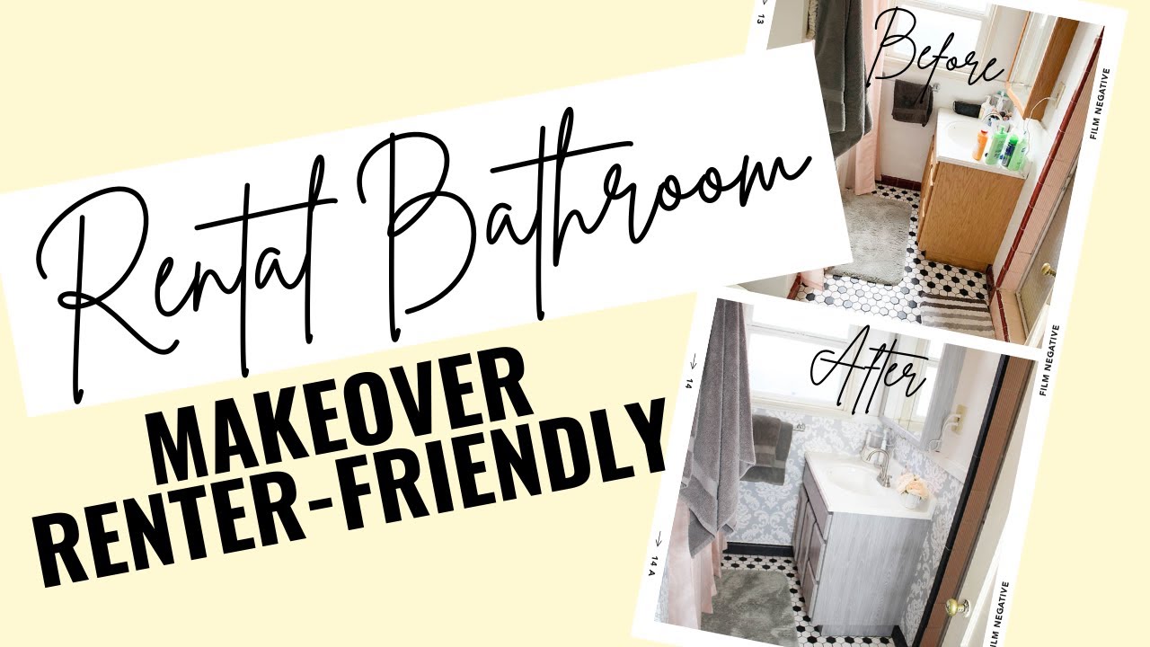 DIY Renter Friendly Bathroom Updates - DIY Huntress