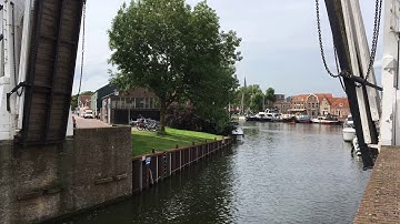 Life in the Netherlands - a draw-bridge (ophaalbrug)  in Enkhuizen