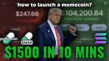 How I Launched a Memecoin on Pump.fun and Made 10 SOL in 10 Minutes