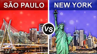 São Paulo VS New York  | 🏙️ Comparação de Cidades