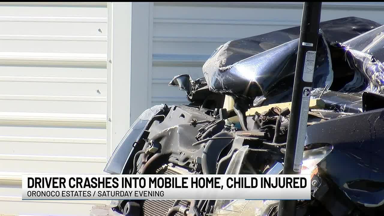 SUV crashes into Oronoco mobile home YouTube
