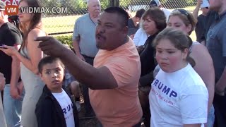 Leftist Mob Protests Trump In Oregon