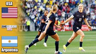 USA vs Argentina | HIGHLIGHTS | TWO ELITE GOALS THAT PROVE THEIR SUPERIORITY | SHEBELIEVES CUP 2026
