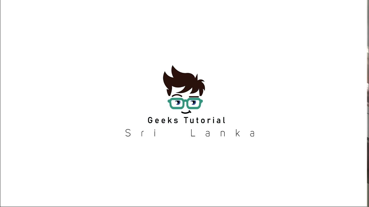 Welcome to Geeks Tutorial - My New Intro - YouTube