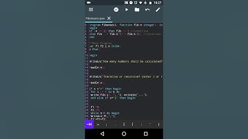 Programming fibonacci sequence [recursive and iterative] (PASCAL)