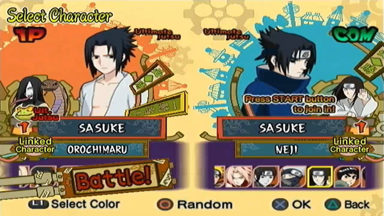 Naruto Shippuden: Ultimate Ninja 5 | Pts Sasuke Vs Ts Sasuke (W/Commentary)  - Youtube