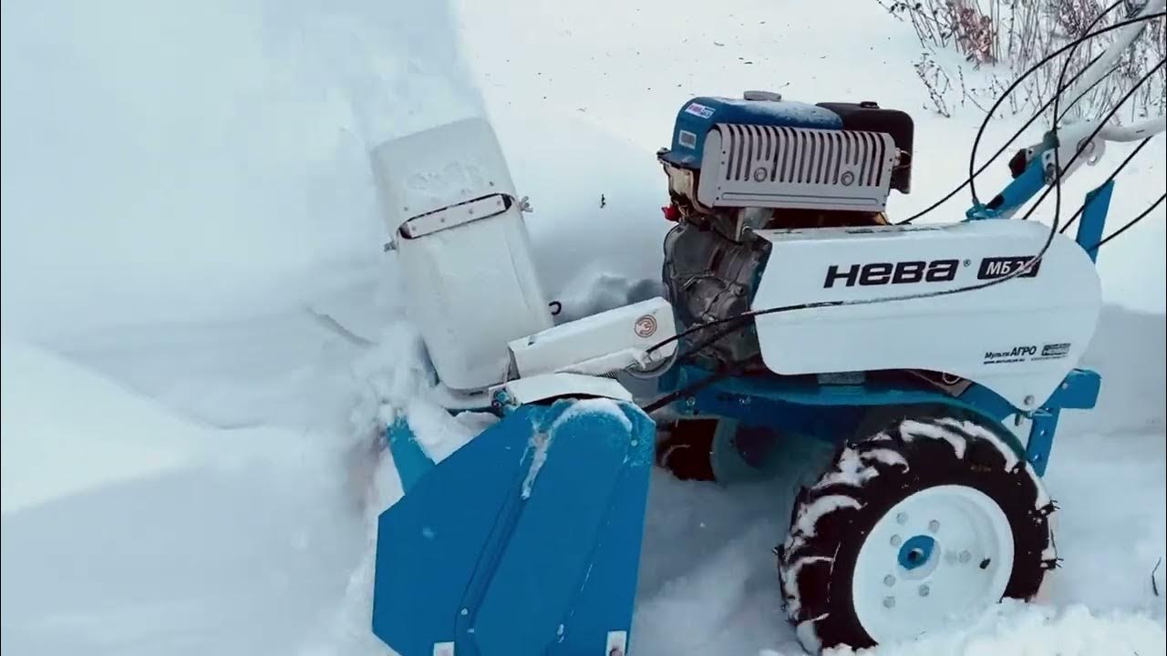 Снегоуборочной приставка НЕВА с МБ 23 НЕВА - YouTube