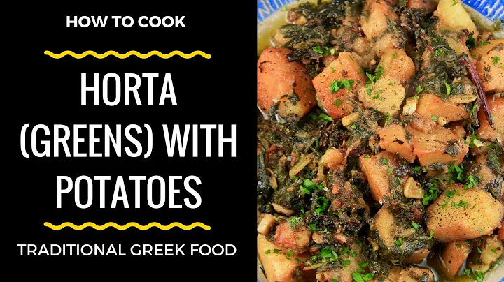 Lemony Horta (Greens) with Potatoes and Olive Oil