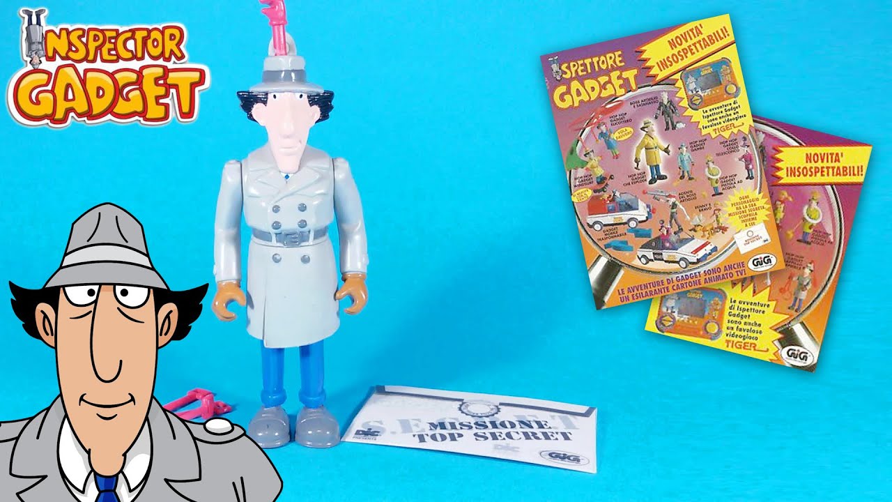 TIGER TOYS GO GO GADGET SNAP OPEN HAT INSPECTOR GADGET REVIEW (eng) YouTube