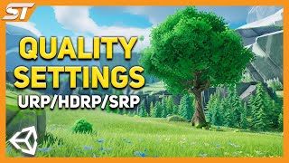 Change QUALITY SETTINGS During Runtime in Unity (SRP / URP / HDRP)