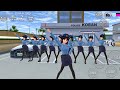 Sakura school simulator woman police dance tutorial 46  android gameplay  m shahzad gamerz