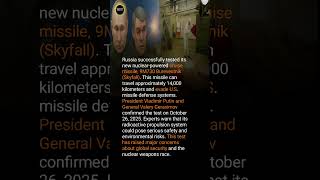 Russia Tests Nuclear-Powered Missile "Skyfall" // shorts // #news #worldnews #viral #breakingnews