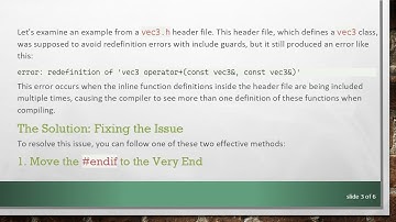 Resolving C+ +  Error: Redefinition of Function Despite Using # ifndef