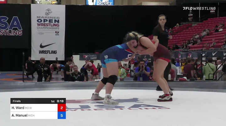 164 Lbs Final - Haley Ward, MO West Championship W...