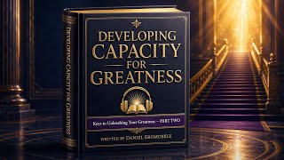 DEVELOPING CAPACITY FOR GREATNESS.   ......Keys to Unleashing Your Greatness – PART TWO