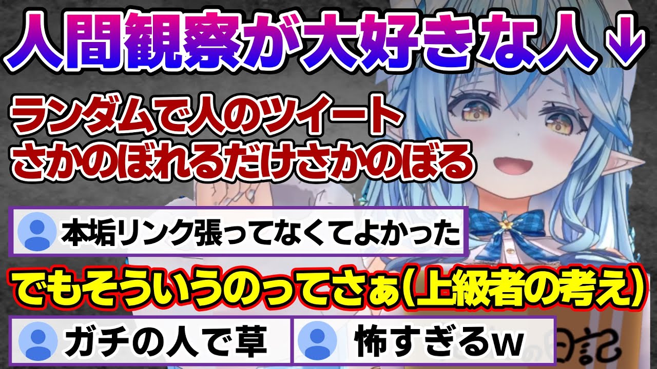 ゲームでも現実でも人間観察が大好きなラミィちゃんｗ【雪花ラミィ/ホロライブ/切り抜き/らみらいぶ/雪民】
