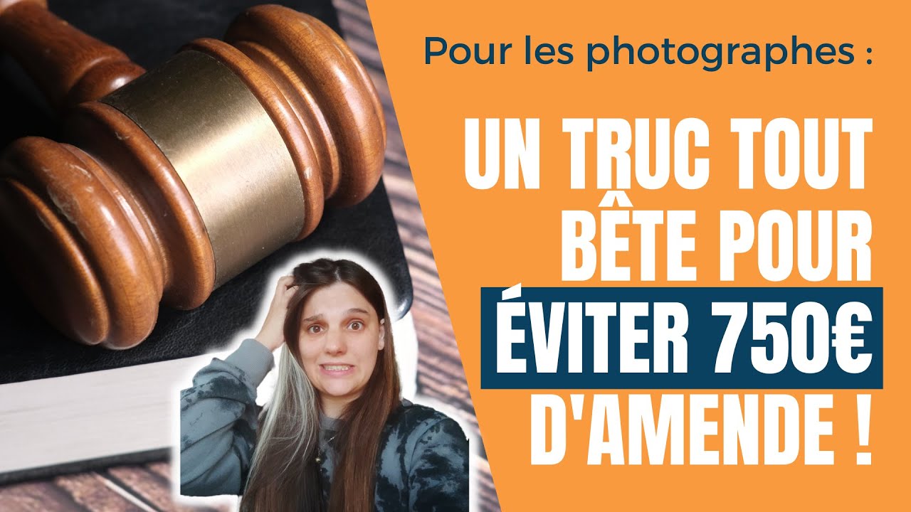 La nouvelle mention obligatoire pour les photographes ! - YouTube