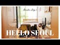 FLIGHT TO SEOUL, Airbnb, Exploring Myeongdong and Dongdaemun // KOREA: VLOG 1