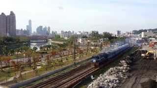 20150814 酷夏冷平高雄機廠大蒐祕郵輪式列車5871A次通過九如陸橋