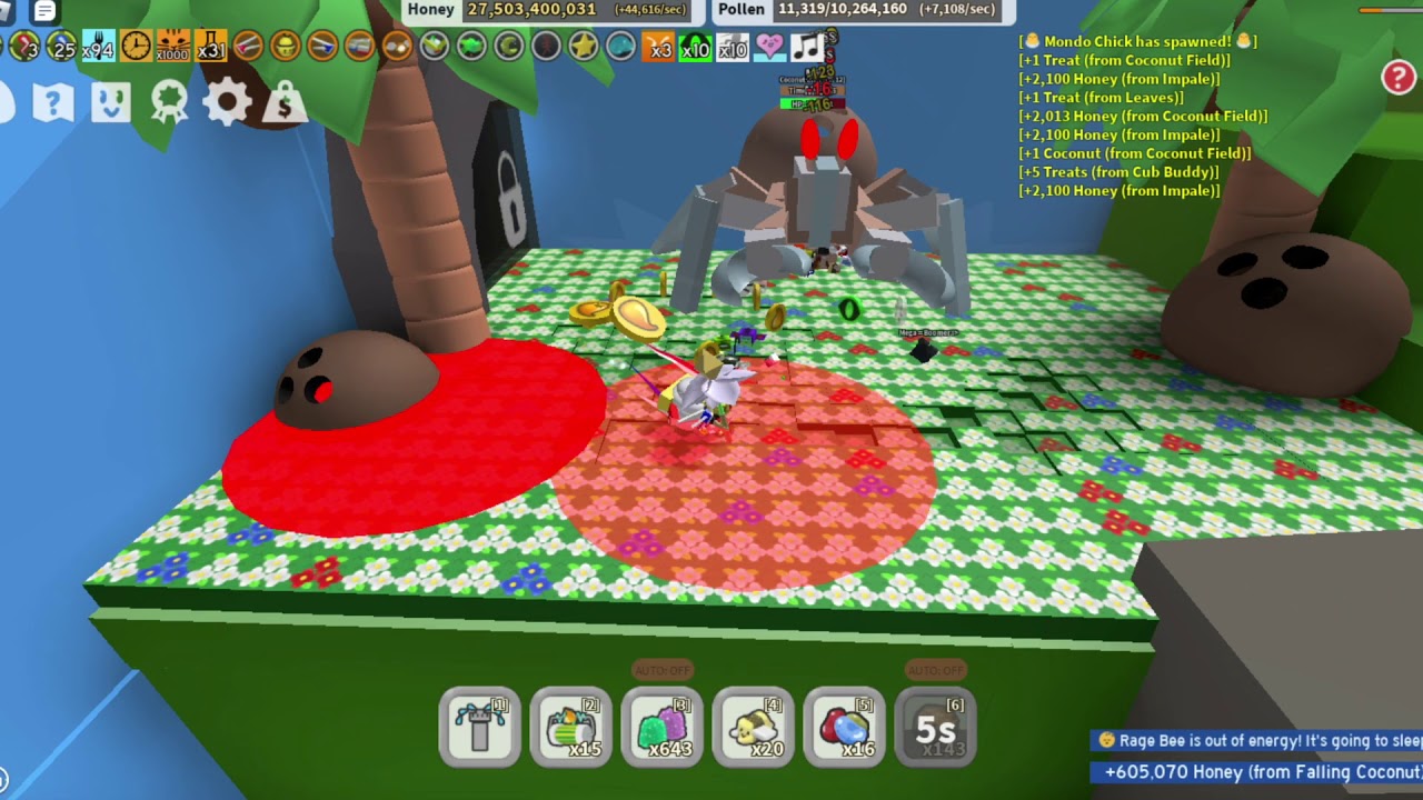 Getting Coconut Canister!! (Bee Swarm Simulator) YouTube