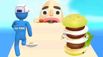 Sandwich Runner & Giant Rush MAX LEVEL Gameplay Android,iOS apk mod game