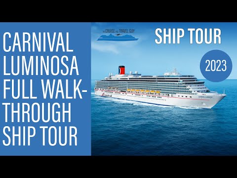 CARNIVAL LUMINOSA FULL WALK THROUGH SHIP TOUR - 2023 Video Thumbnail