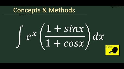 integrate e^x(1+sinx/1+cosx) dx ||Evaluate `int e^(x)((1-sinx)/(1-cosx))dx.`