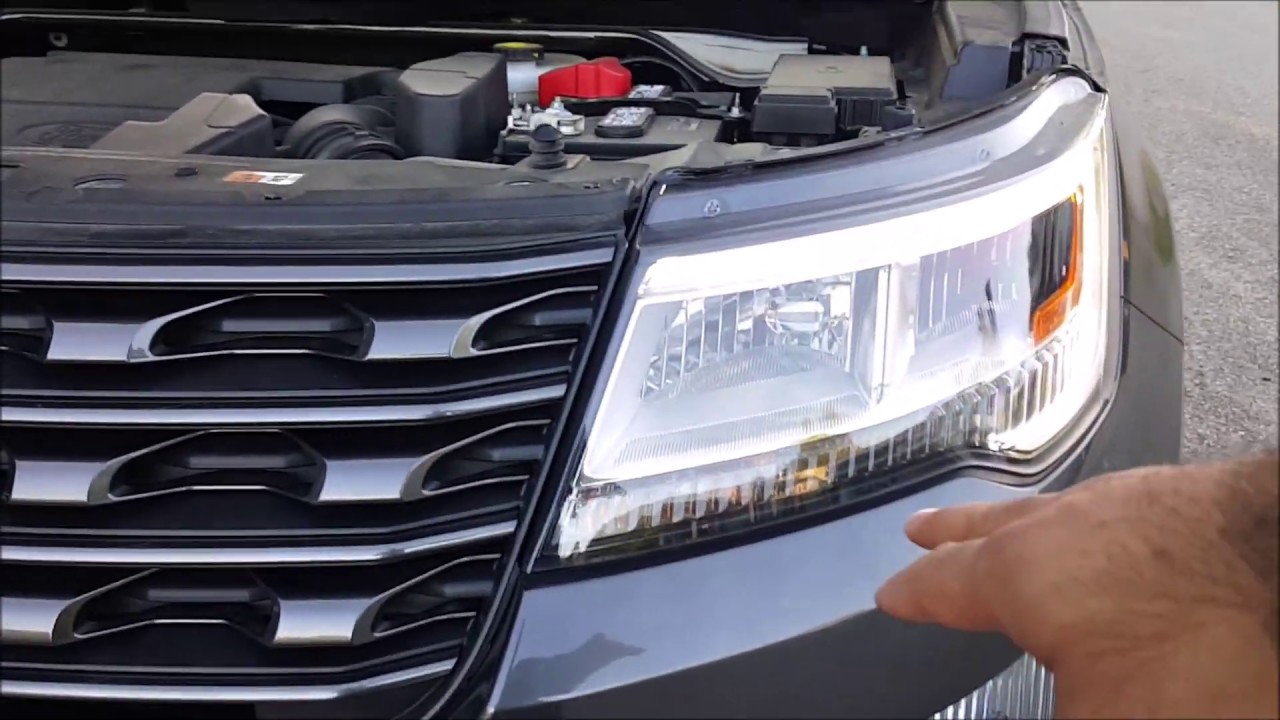 2018 Ford Explorer Headlight Bulb Size